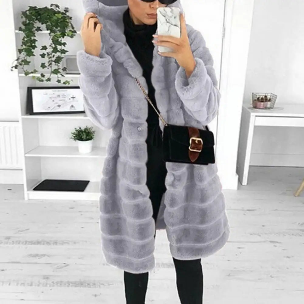 Winter Outwear Keep Warm Women Coat Long Sleeves Fabulous Trendy Design Women Jackets for Dating