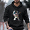 Men'S Sweater Pullover Hooded Sweatshirt Hooded Pattern Printed Daily Sports Street Designer Basic Spring and Autumn Clothing